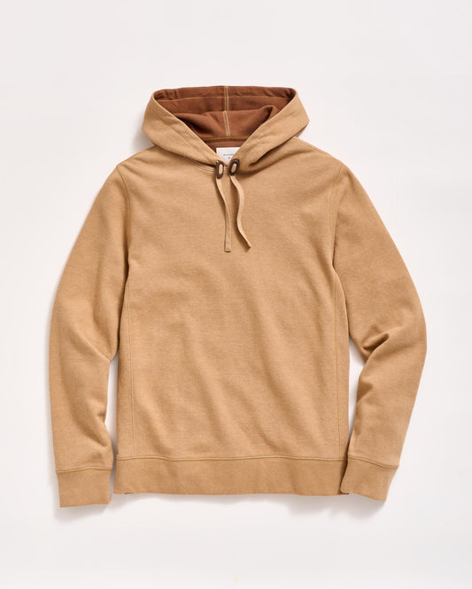 Rib Hoodie Pullover in Camel