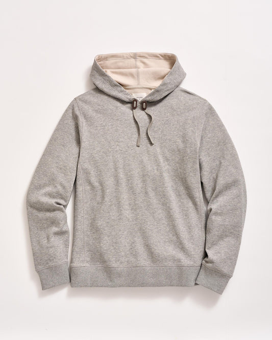 Rib Hoodie Pullover in Flint Grey