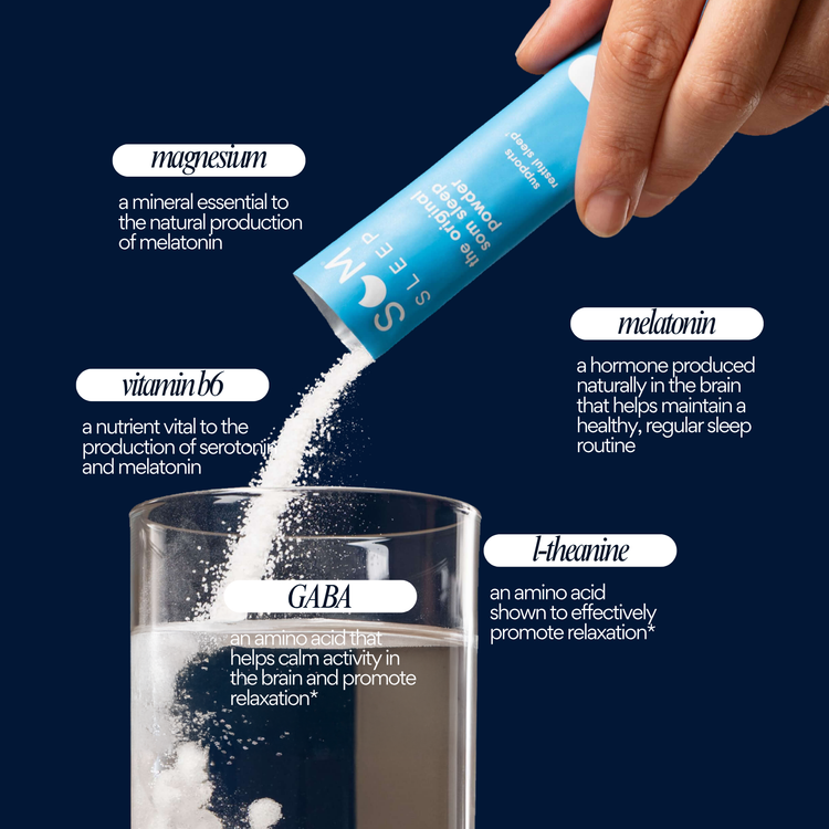 Som Sleep Powder Drink Mix in Berry
