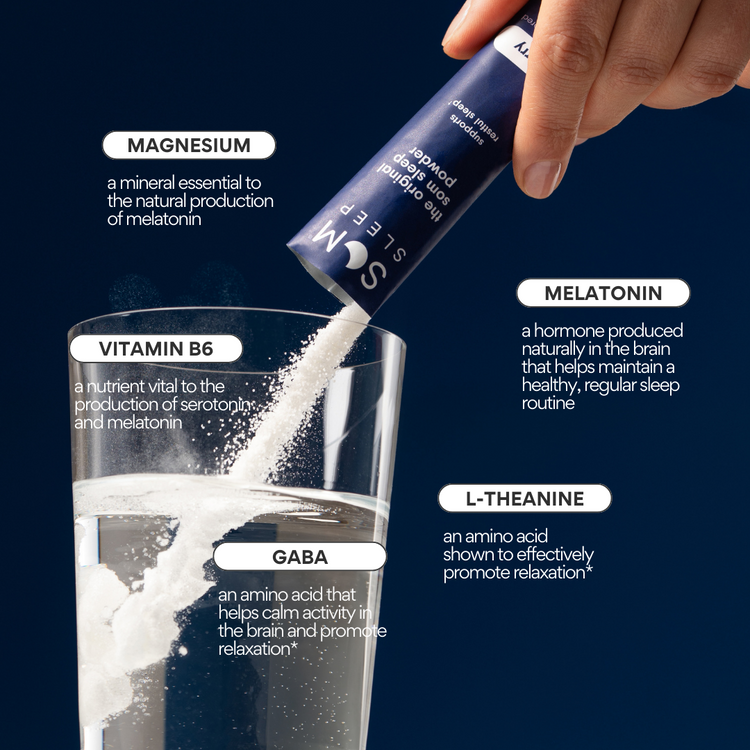 Som Sleep Powder Drink Mix in Cherry