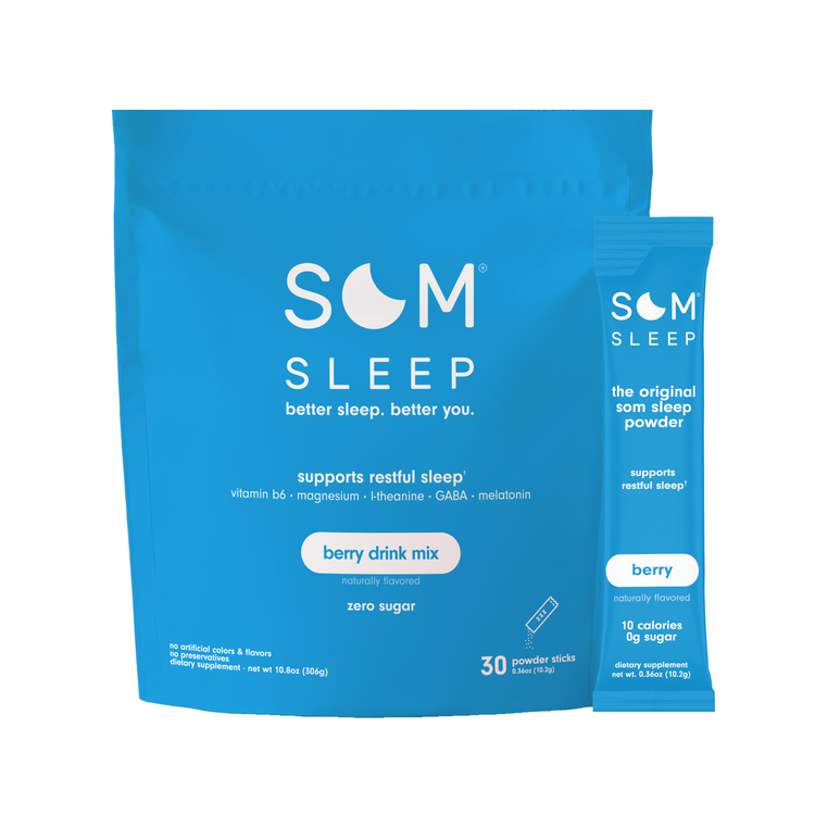 Som Sleep Powder Drink Mix in Berry