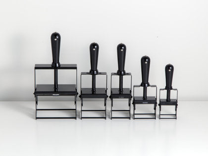 Self-Inking Custom Rubber Stamp: Black+Black