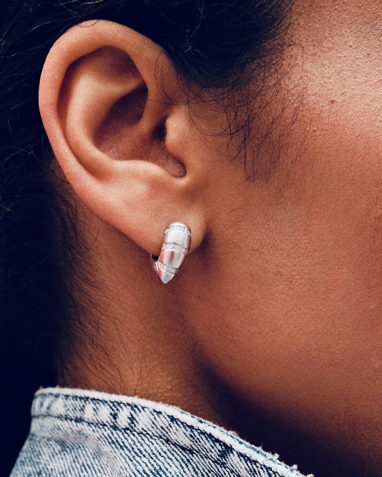 The Ones Earrings in Silver
