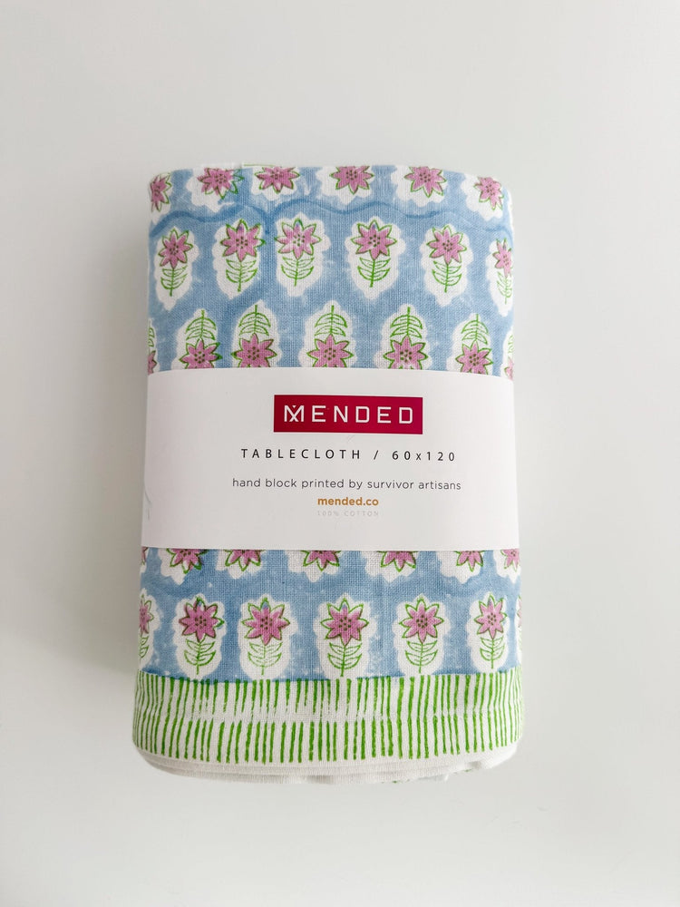 Tablecloth - Lily - Uniform Blue