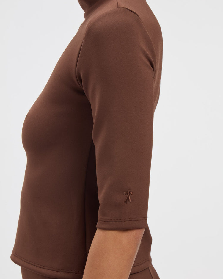 Thea Top in Chocolate