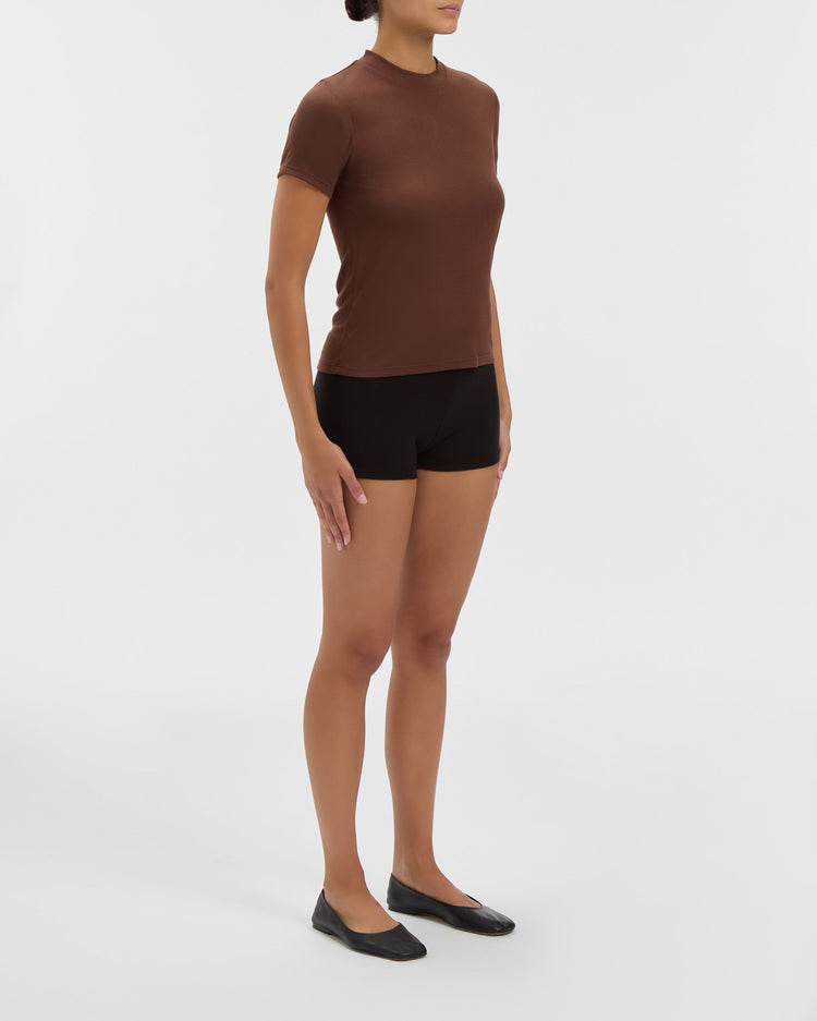 Willa Tee in Chocolate