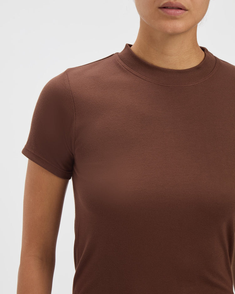 Willa Tee in Chocolate