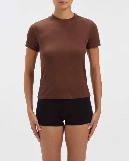 Willa Tee in Chocolate