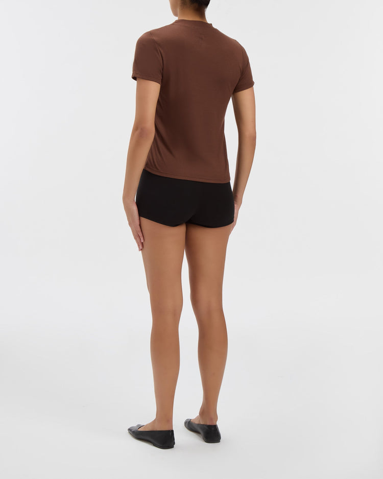 Willa Tee in Chocolate