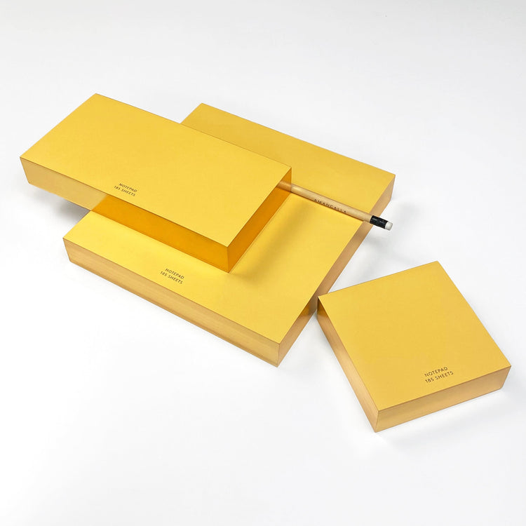 Colorpads: Yellow with gold edging