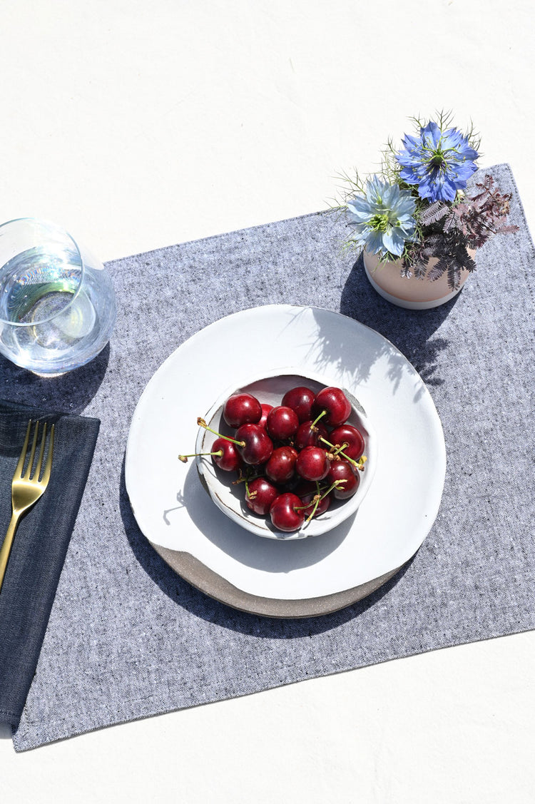 Charcoal Chambray Placemat
