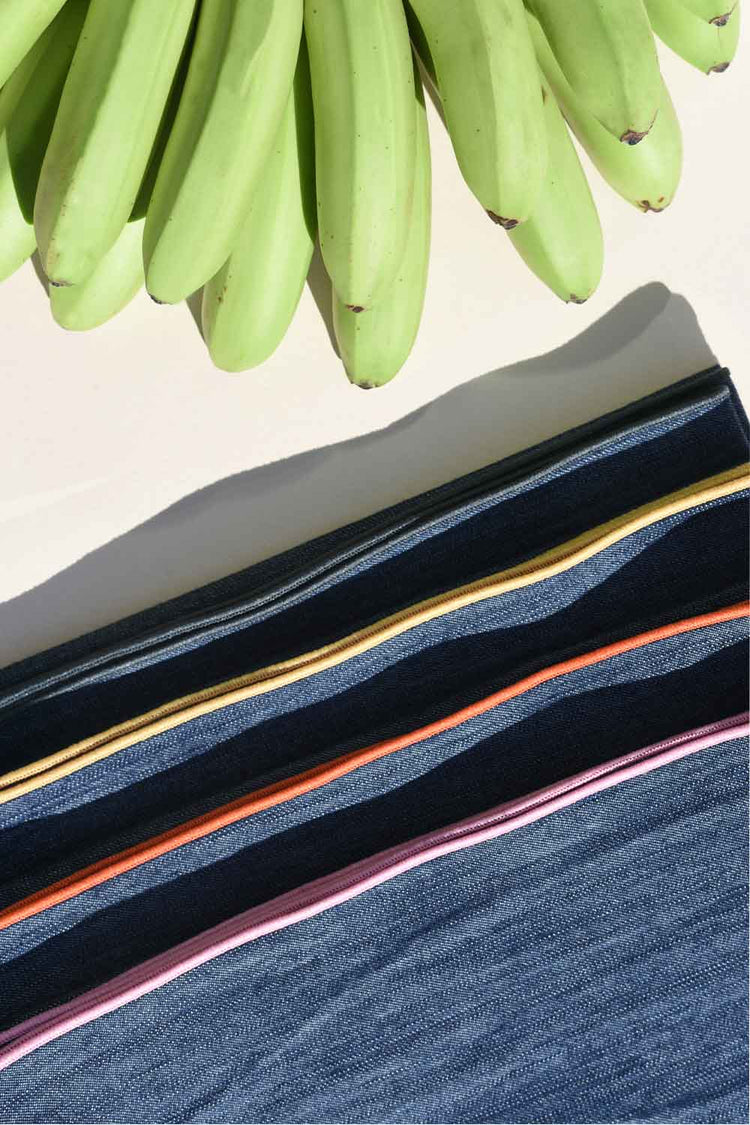 Rainbow Denim Napkin, Set of Four