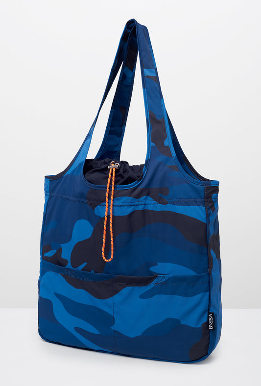 The Balos Tote in Blue Lagoon Camo