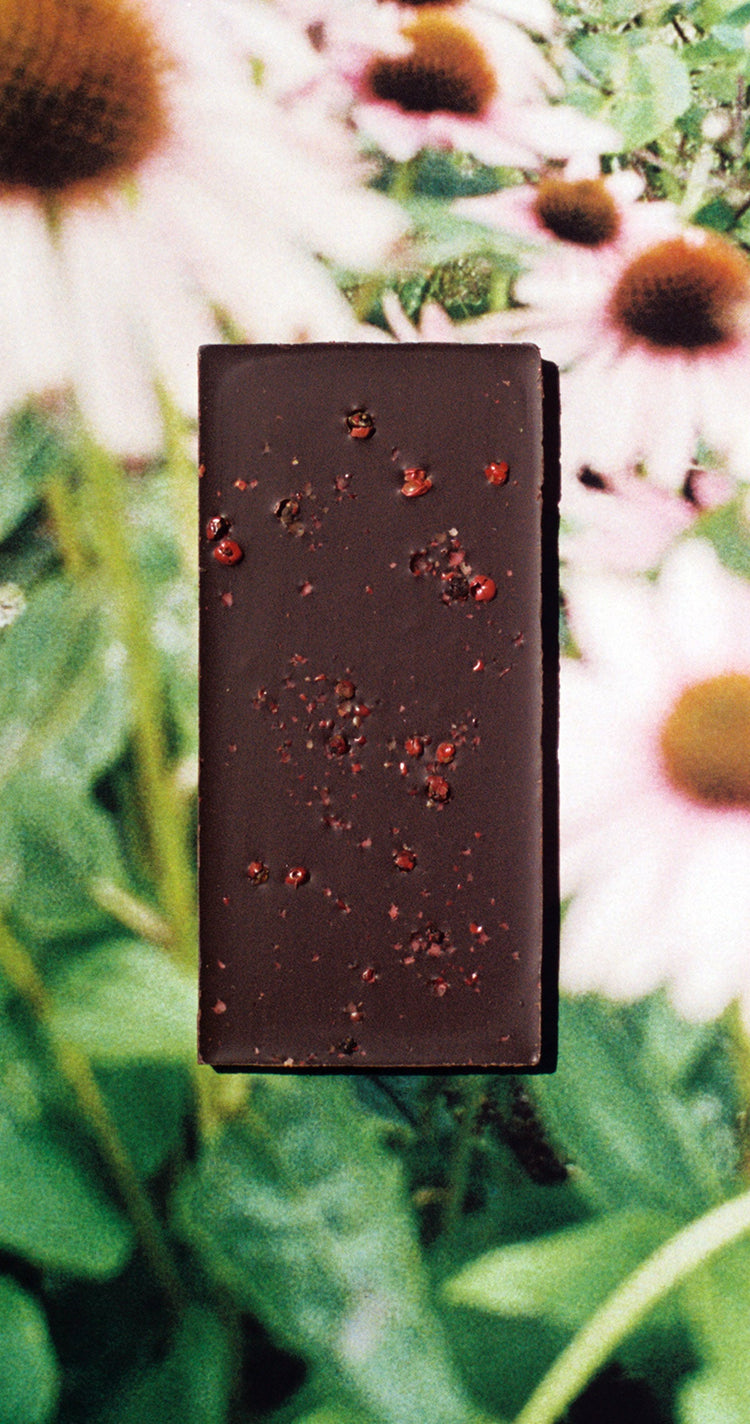 Pink Peppercorn Chocolate Bar