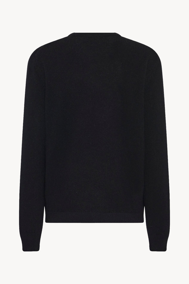 Dakota Unisex Cashmere Sweater in Black