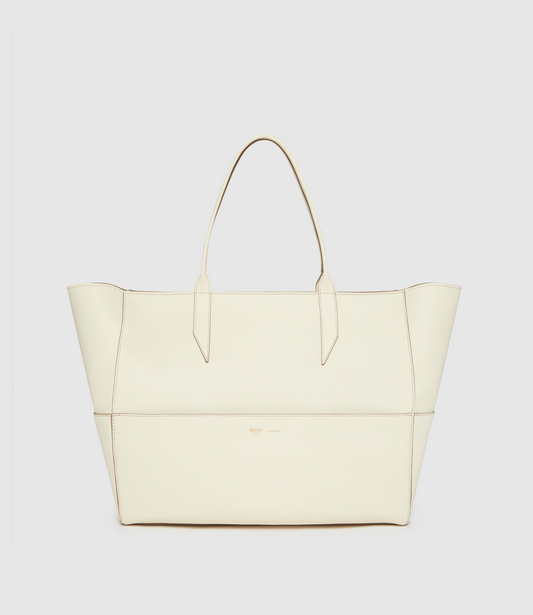 Small Incognito Cabas Bag in White Sand