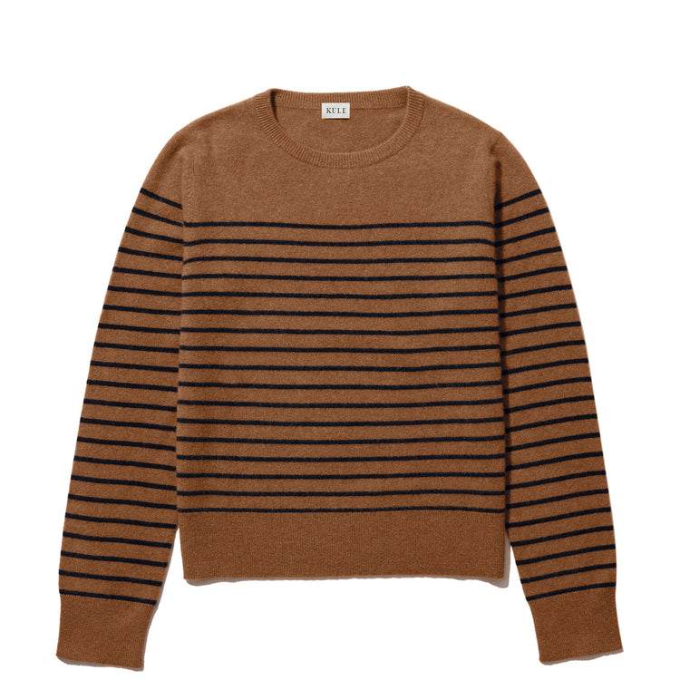 The Women’s Betty Sweater in Vicuna & Navy