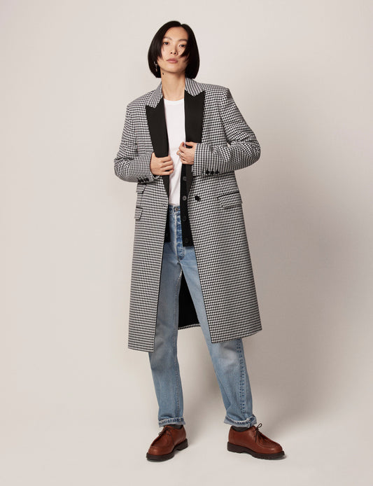 Women’s Houndstooth Coat