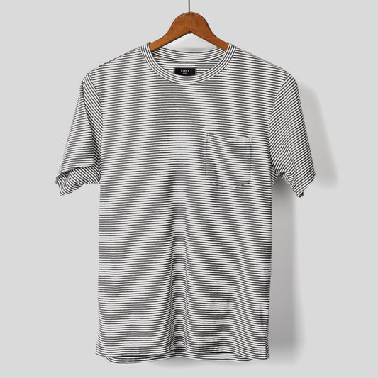 River Striped Pocket Tee
