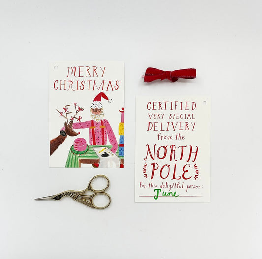 North Pole Gift Tags
