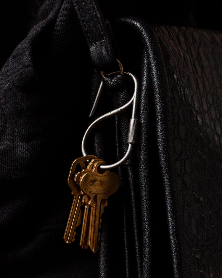 Offset Keyring in Stainless Steel