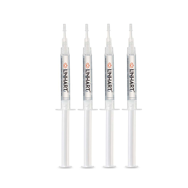 Professional Whitening Gel Syringes, Pack of Four