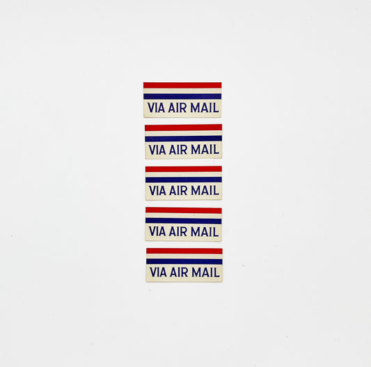 Vintage Airmail Labels