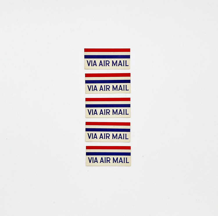 Vintage Airmail Labels