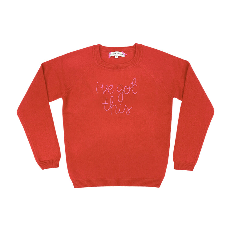 ‘I’ve Got This’ Cashmere Sweater