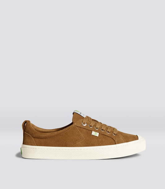 Men’s Oca Low-Top Camel Suede Sneaker