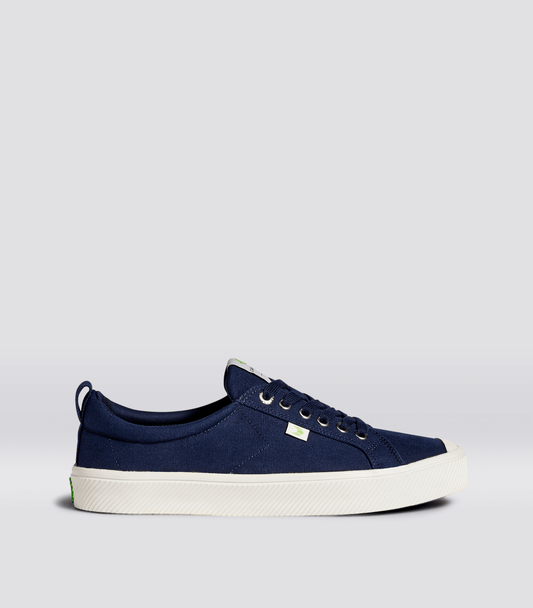 Women’s Oca Low-Top Navy Canvas Sneaker